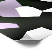 Poster "Rêve fragmenté" Art Abstrait numérique (Coin)