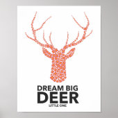 Poster Rêve Grand Cerf Petit Un (Devant)