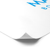 Poster RÊVE GRAND PETIT.E typographie nom couleurs vives (Coin)