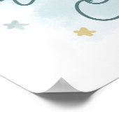 Poster Rêve Grand Petit Pastel Étoiles (Coin)