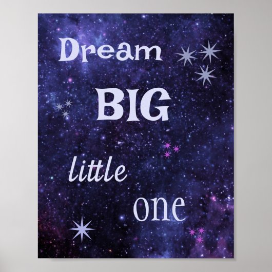 Poster Rêve GRAND petit un  (Devant)