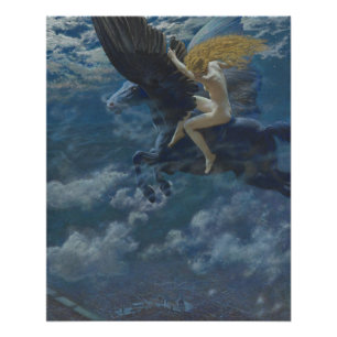 Poster Rêve Idyllique (La Walkyrie) Brillant