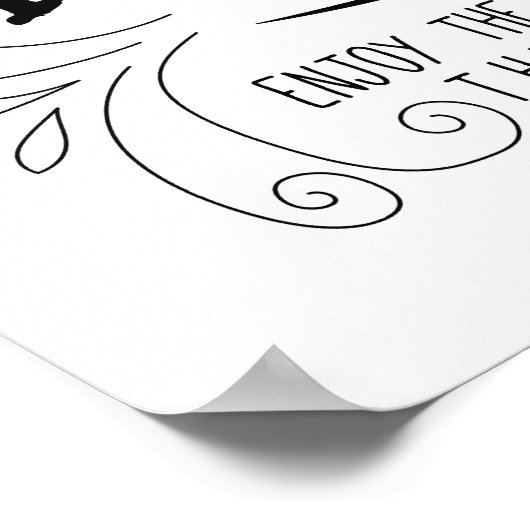 Poster Rêve motivationnel Gros devis d'art Imprimer (Coin)