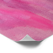 Poster Rêve rose Art Abstrait (Coin)