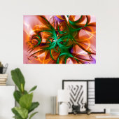 Poster Rêve végétal. (Bureau à domicile)