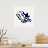 Poster Réveil à neige (Cuisine)