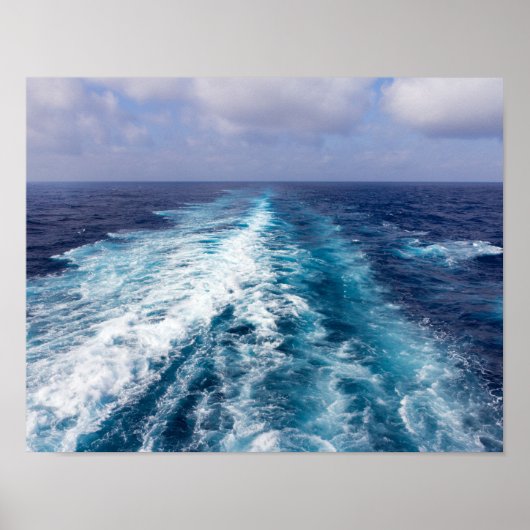 Poster Réveil bateau de croisière (Devant)