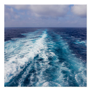 Poster Réveil bateau de croisière