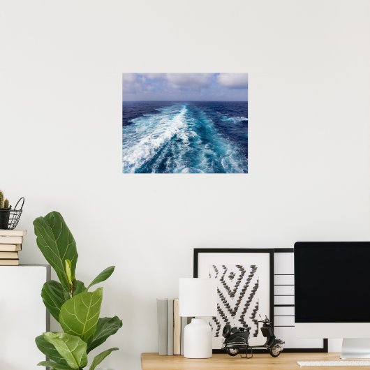 Poster Réveil bateau de croisière (Bureau à domicile)