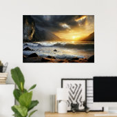 Poster Réveil de l'Horizon (Bureau à domicile)