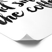 Poster Réveillez-Vous Et Sentez Le Café (Coin)