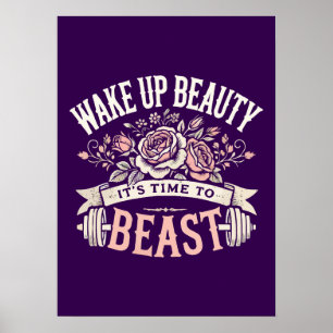 Poster Réveillez-vous la beauté, il est temps de passer à