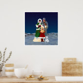 Poster Réveillon de Noël (Cuisine)