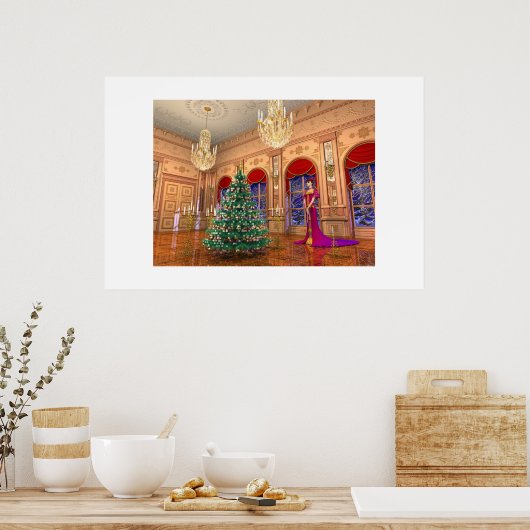 Poster Réveillon de Noël (Cuisine)