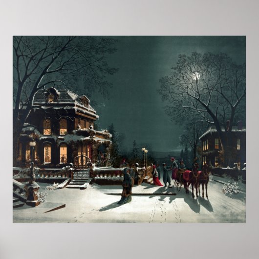 Poster Réveillon de Noël 1880 (Devant)