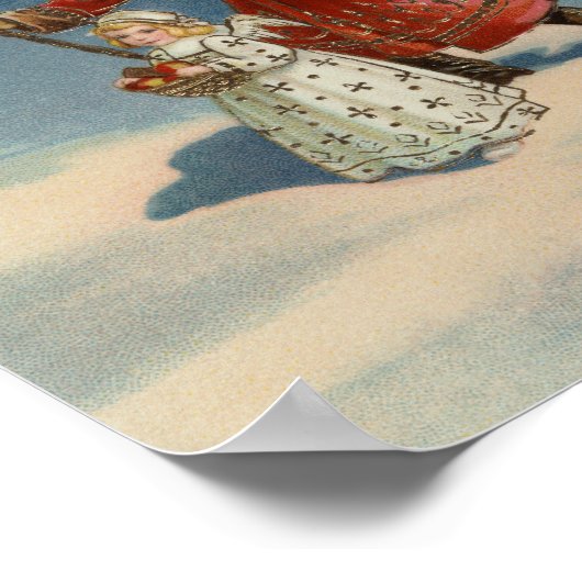 Poster Réveillon de Noël | Vintage (Coin)