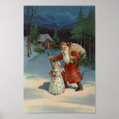 Poster Réveillon de Noël | Vintage (Devant)