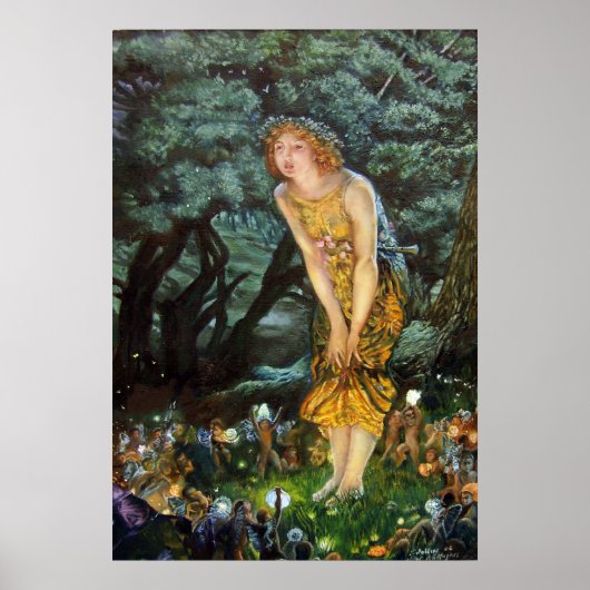 Poster Réveillon d'été, Edward Robert Hughes (Devant)