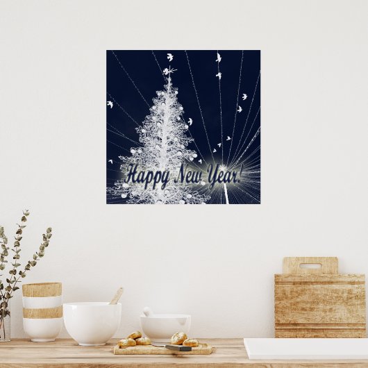 Poster Réveillon du Nouvel An (Cuisine)