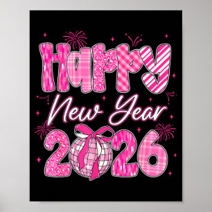 Poster Réveillon du Nouvel An 2026 Fête Nye Famille Tenue