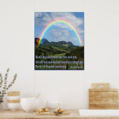 Poster Revelations scripture 21:4 (Keuken)