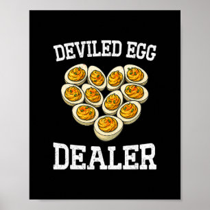 Poster Revendeur d'oeufs de Thanksgiving drôles farcis Vo