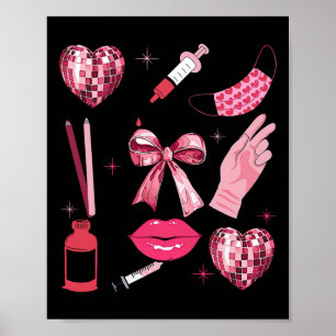 Poster Revendeuse de Botox de la Saint-Valentin Coquette