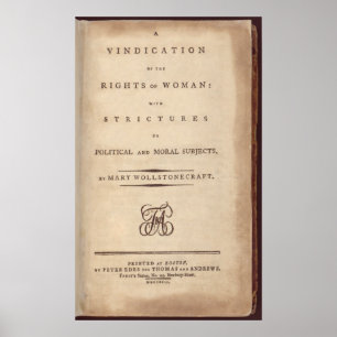 Poster Revendication des droites de la femme