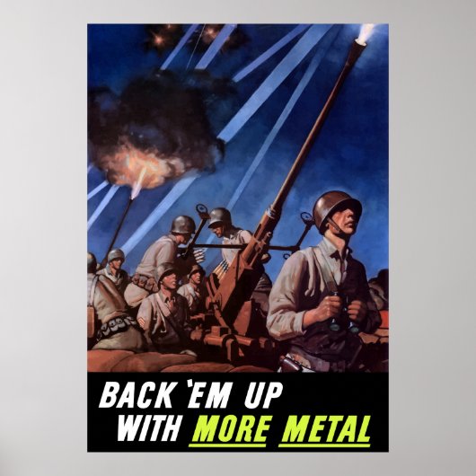 Poster Revenez Avec Plus De Métal (Devant)