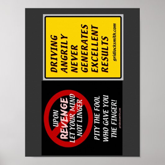 POSTER REVENGE+CONDUITE ANGRILY-TWOFER (Devant)