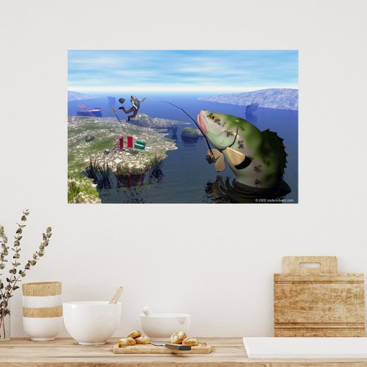 Poster Revenge de la basse mutant (Cuisine)