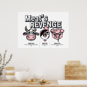Poster Revenge de viande (Cuisine)