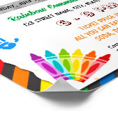 Poster Revenir à l'école modèle bash (Coin)