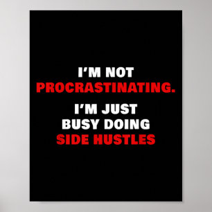 Poster Revenus de l'entrepreneur en ligne - Side Hustle F