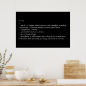 Poster Rêver (Cuisine)