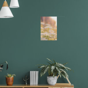 Poster Rêver avec les fleurs
