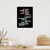 Poster Rêver Comme Martin Black History Mois (Cuisine)