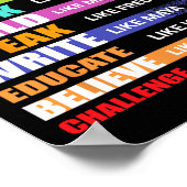 Poster Rêver Comme Martin Plomb Comme Harriet Black Histo (Coin)