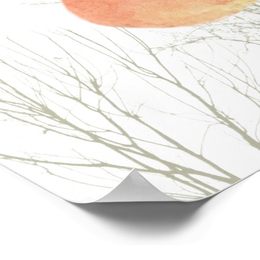 Poster Rêver d'abricots en hiver (Coin)