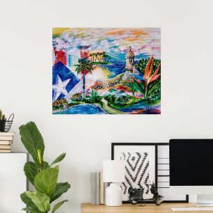 Poster Rêver de Porto Rico