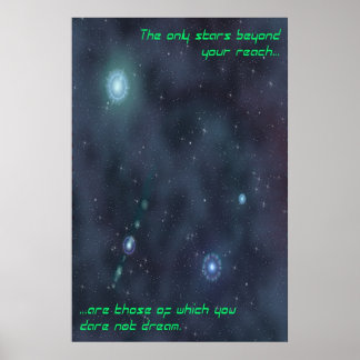 Poster Rêver des étoiles