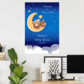 Poster Rêver d'une nouvelle arrivée Ours en peluche Baby  (Bureau à domicile)