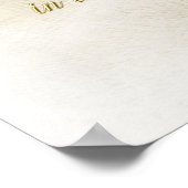 Poster Rêver en blanc (Coin)