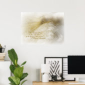 Poster Rêver en blanc (Bureau à domicile)