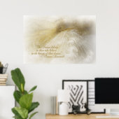 Poster Rêver en blanc (Bureau à domicile)