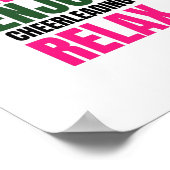 Poster rêver profiter de chevelure, se détendre (Coin)