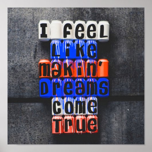 Poster Rêver Réellement, Motivationnel (Devant)