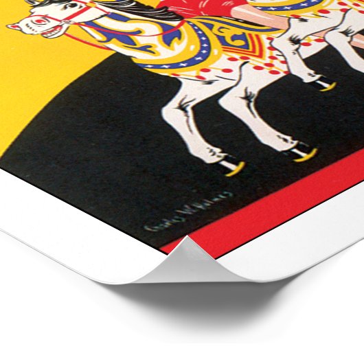 Poster Revere Beach dimanche (Coin)