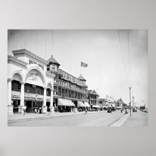 Poster Revere Beach, Massachusetts, 1905