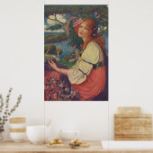 Poster Reverie, 1908, Fille tzigane colorée (Cuisine)